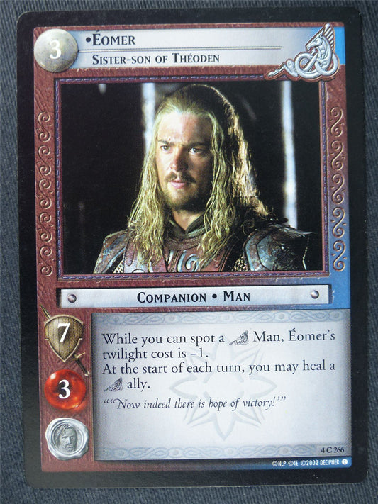 Eomer 4 C 266 - LotR Cards #NQ