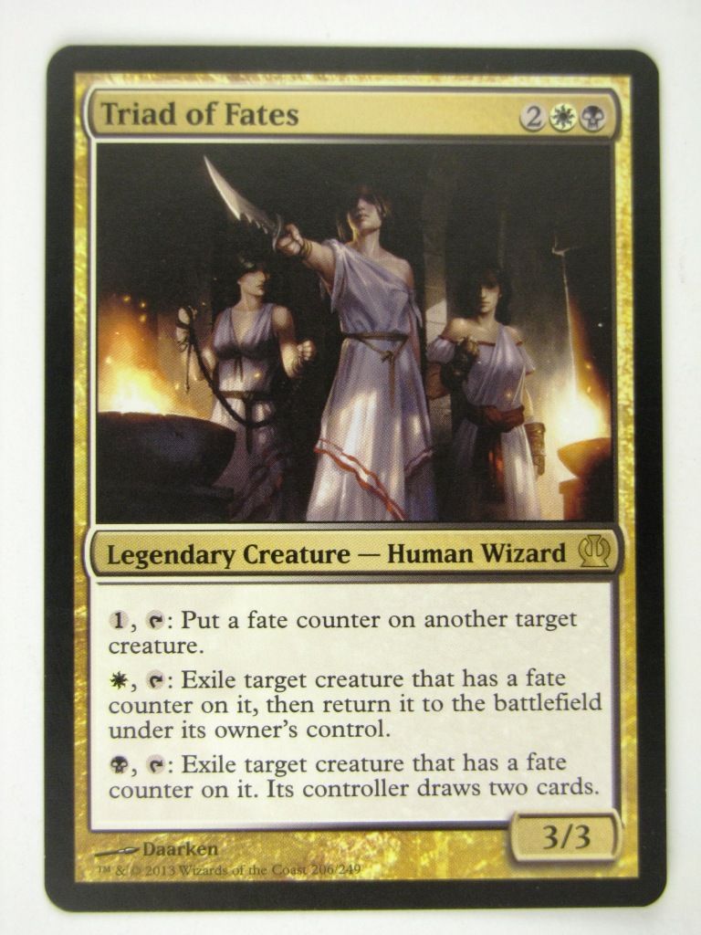 MTG played Cards: TRIAD OF FATES # 13J22