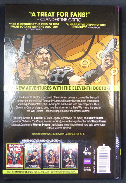 DOCTOR Who: The Eleventh Doctor Adventures Year Two: The Then and Now - Titan Graphic Hardback #11B