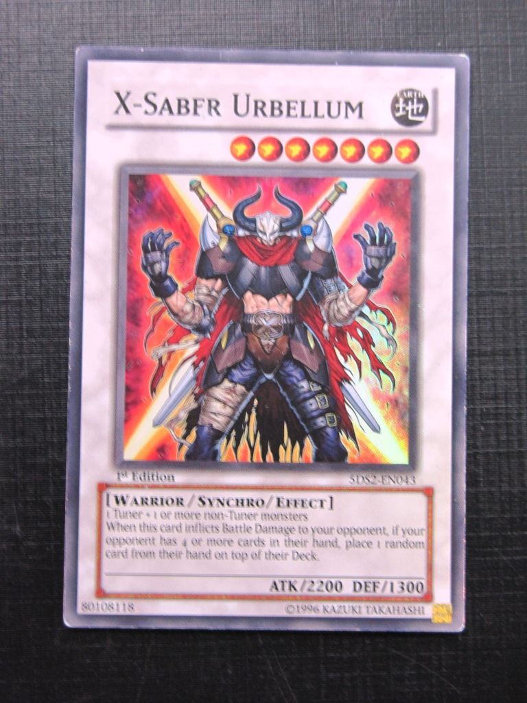 Yugioh Cards: X-SABER URBELLUM 5DS2 SUPER RARE # 28G39