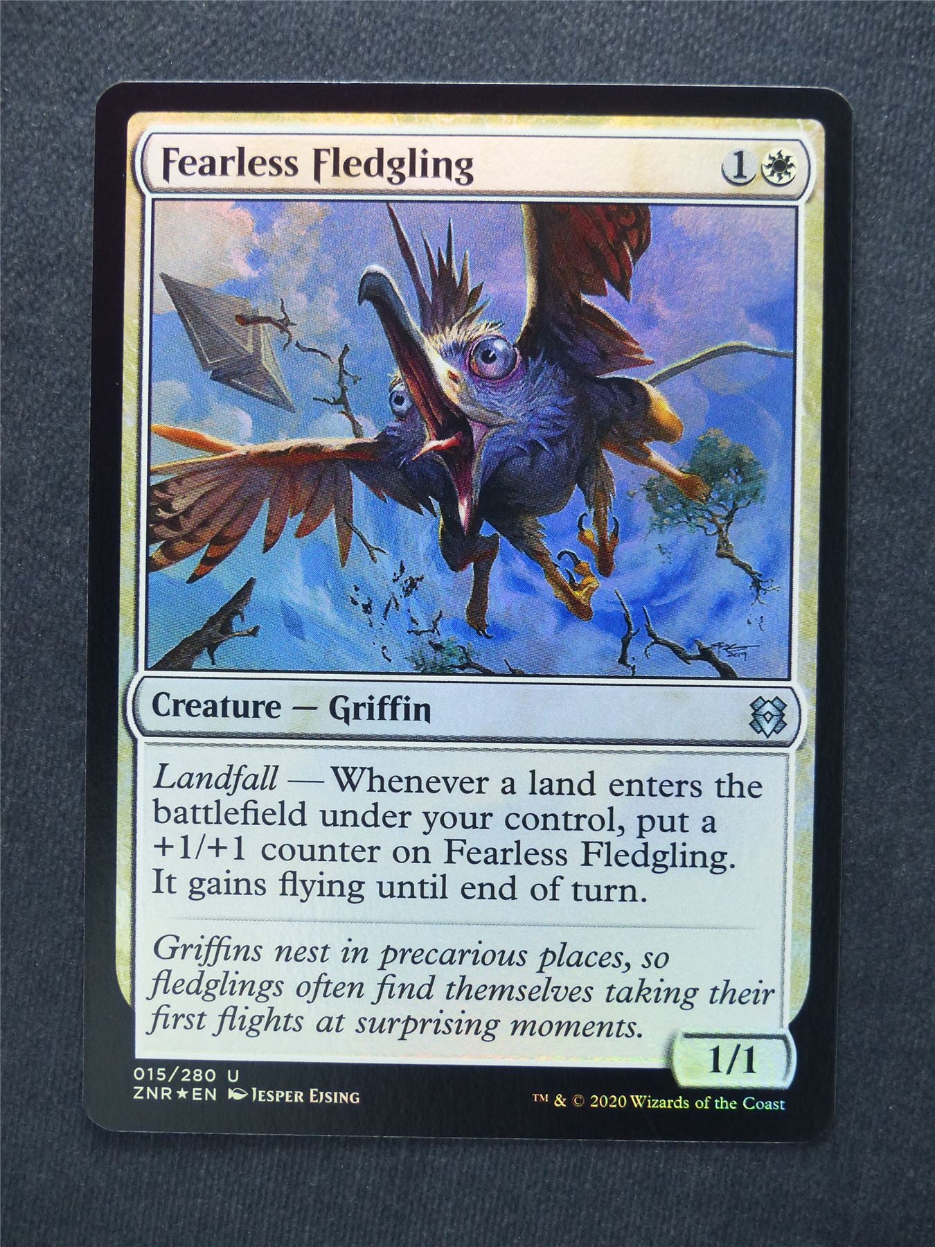 Fearless Fledgling Foil - Mtg Magic Cards #JC