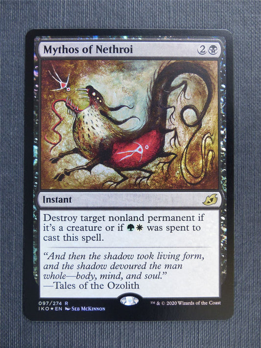 Mythos of Nethroi Foil - IKO Mtg Card