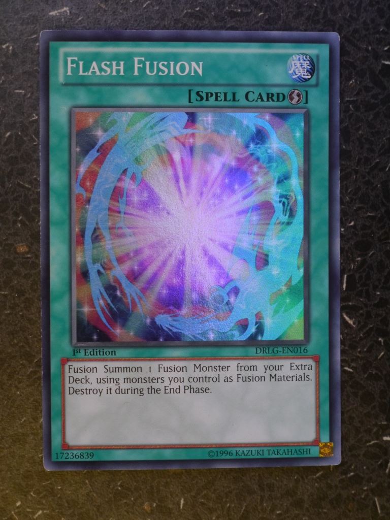 Yugioh Cards: FLASH FUSSION DRLG SUPER RARE # 3D71