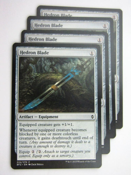 MTG Cards: BATTLE FOR ZENDIKAR: HEDRON BLADE x4 # 37B12