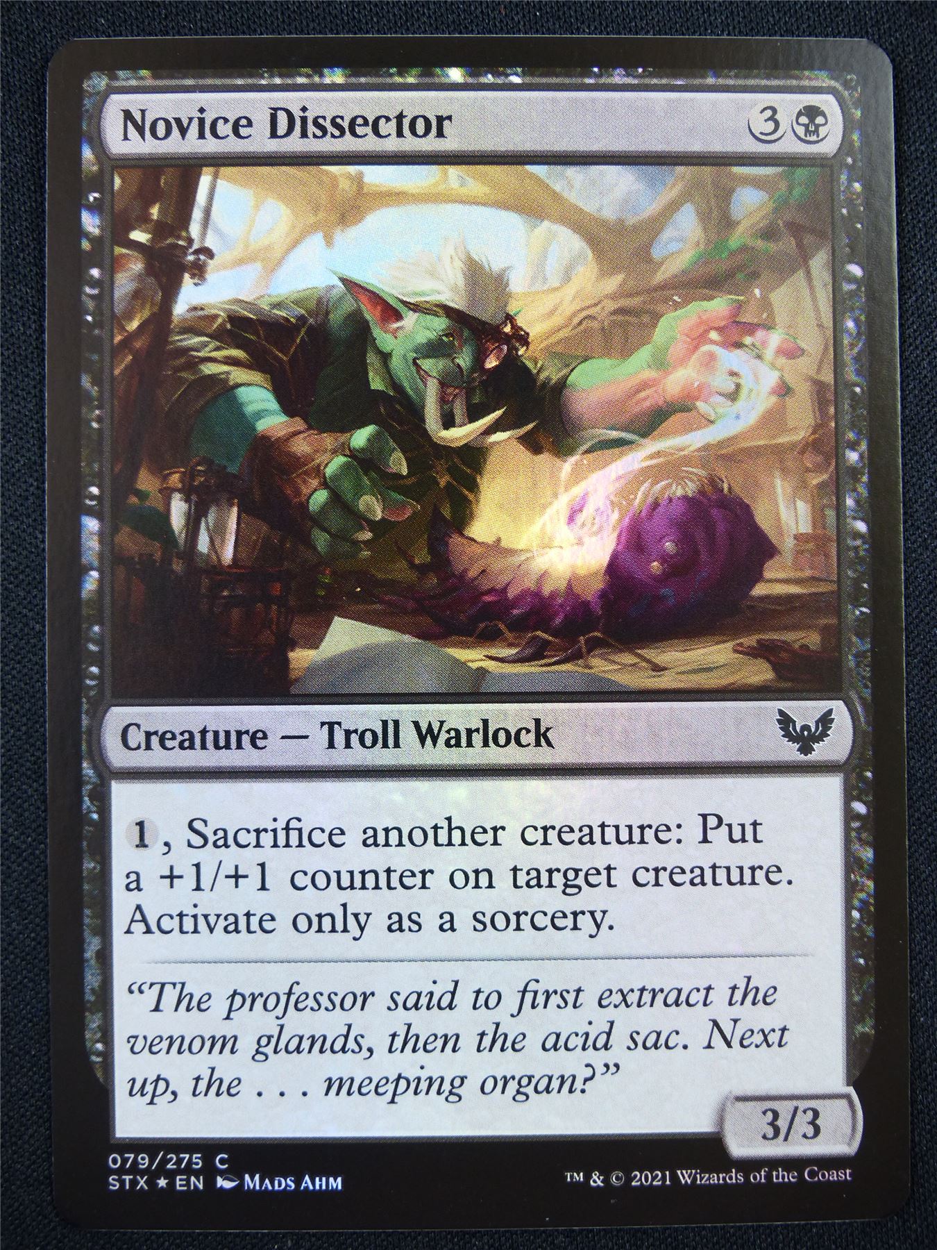 Novice Dissector Foil - Mtg Card #1NU