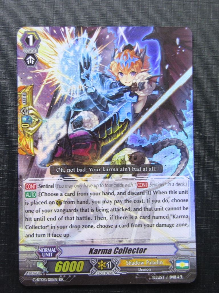 Karma Collector G-BT03 RR - Vanguard Card # 9B44