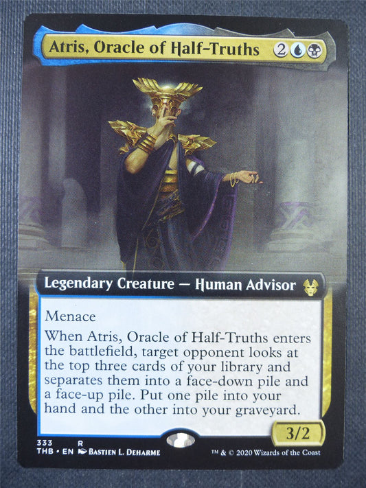 Atris Oracle of Half-Truths Extended art - Mtg Card #703