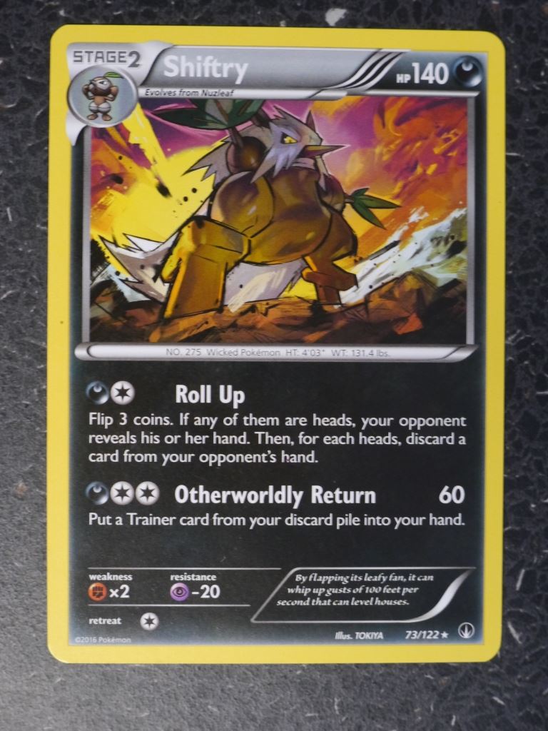 Pokemon Cards: SHRIFTY 73/122 RARE # 9I24