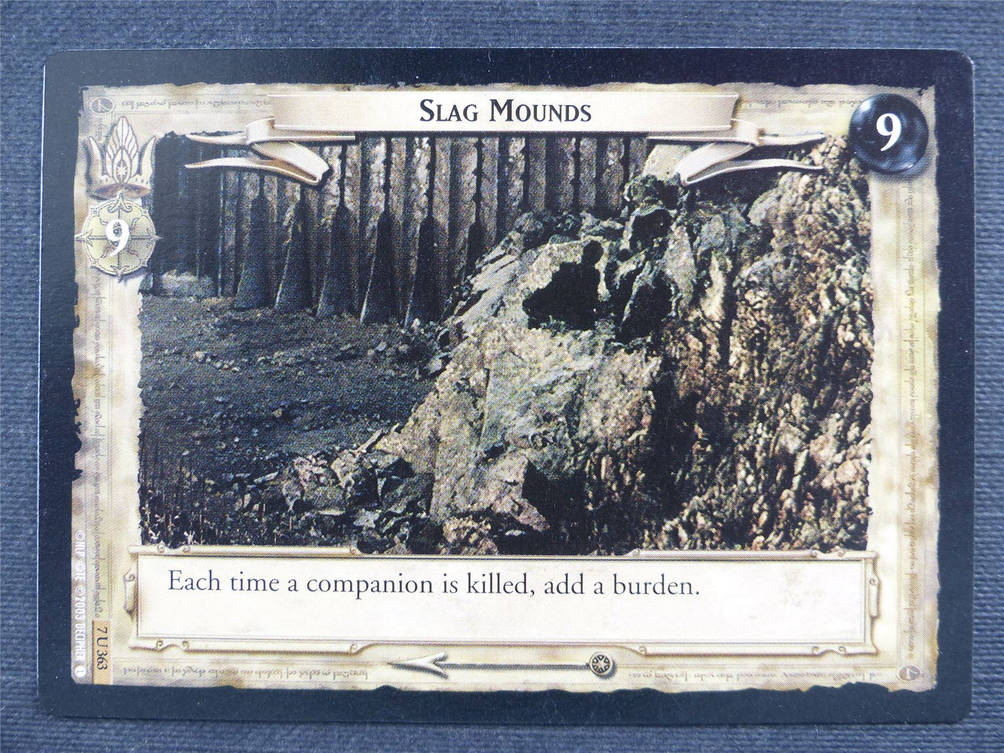 Slag Mounds 7 U 363 - LotrR Cards #3GL