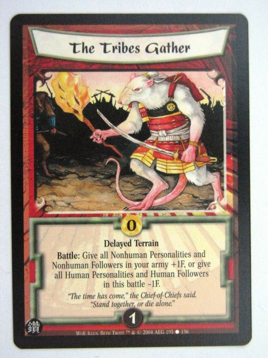 Vintage L5R Cards: THE TRIBES GATHER # 27F72