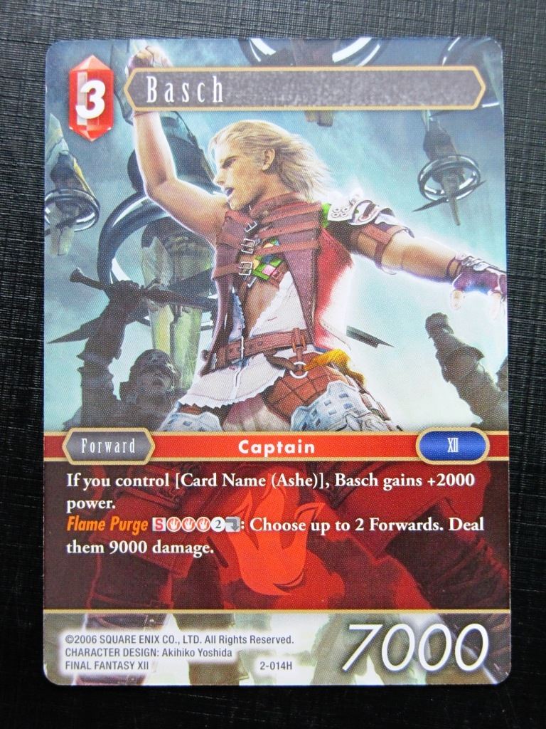 BASCH 2-014H - Final Fantasy Card # 1J39