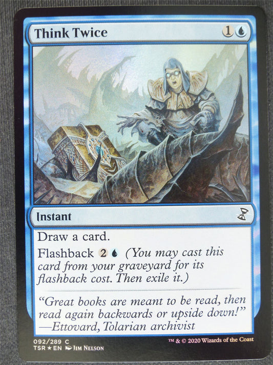 Think Twice Foil - Remastered - Mtg Magic Cards #QC