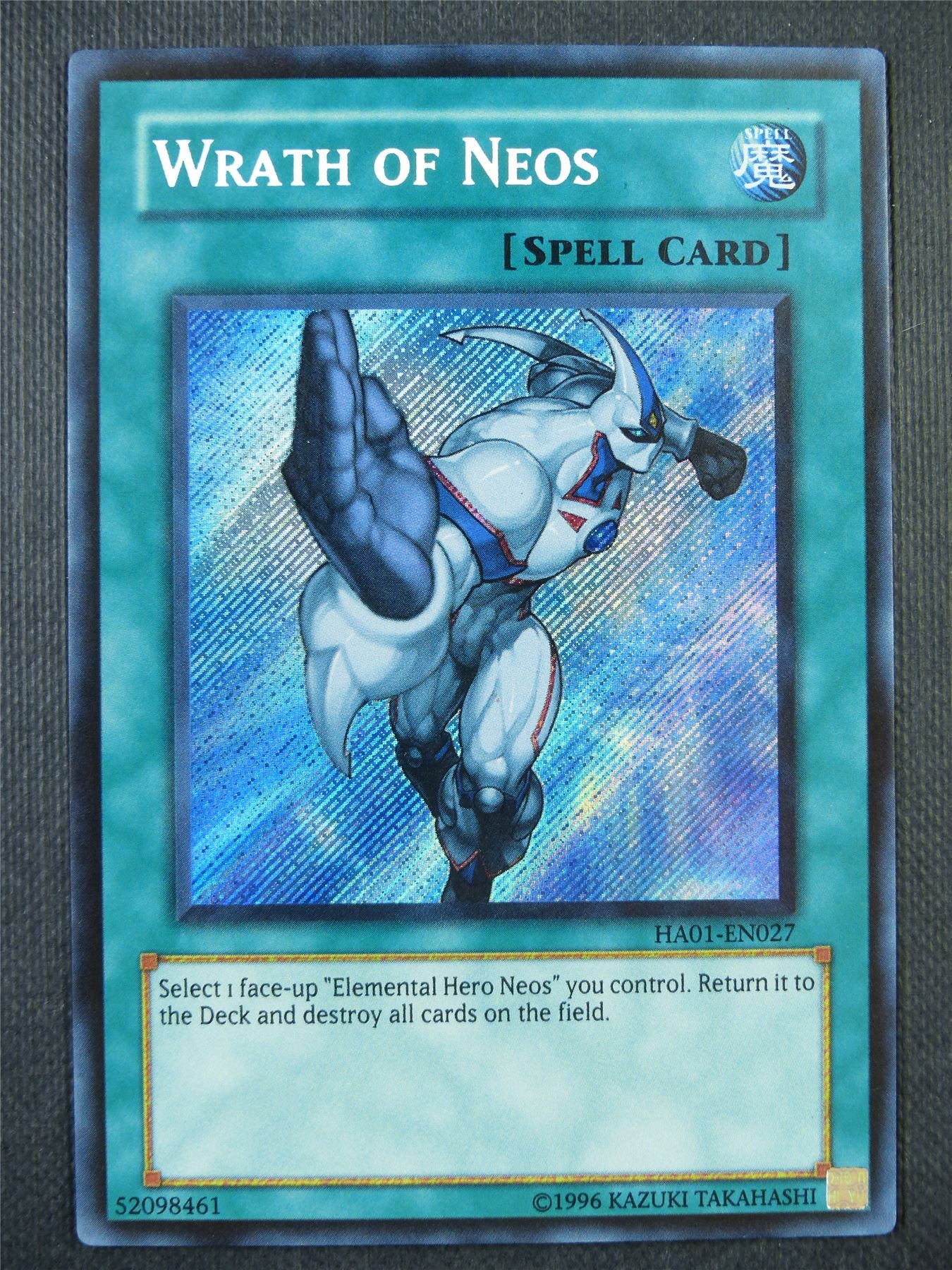 Wrath of Neos HA01 Secret Rare - Yugioh Card #8PJ