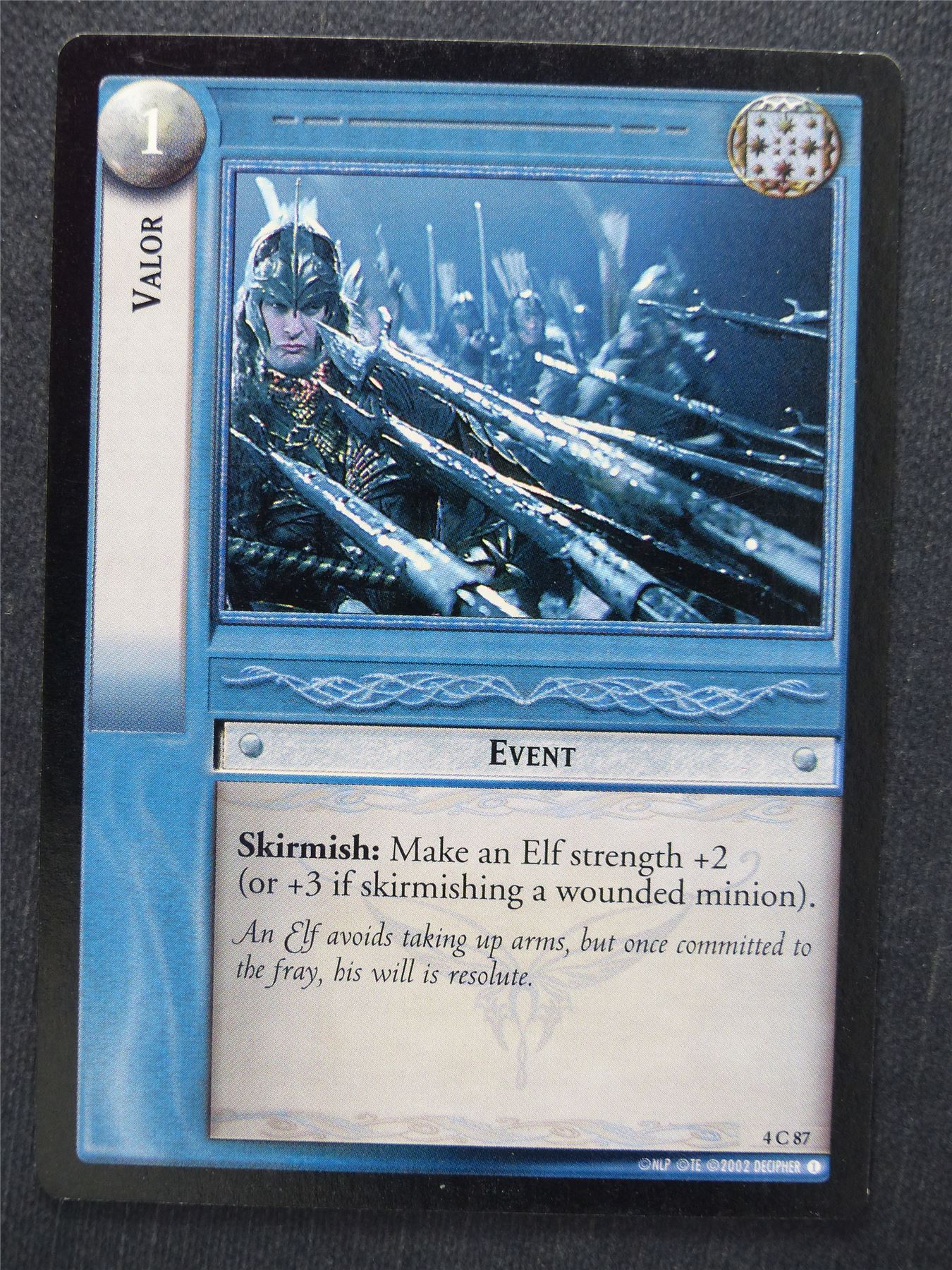 Valor 4 C 87 - LotR Cards #U6