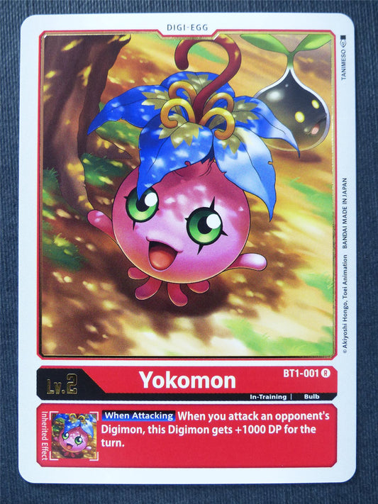 Yokomon BT1-001 R - Digimon Cards #Q2