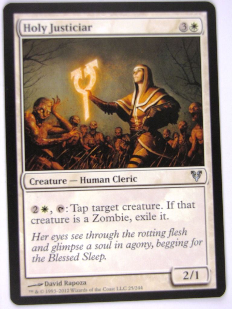 MTG Magic: The Gathering Cards: HOLY JUSTICIAR: AVR