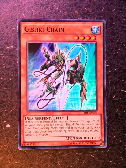 Yugioh Cards: GISHKI CHAIN THSF SUPER  RARE # H60