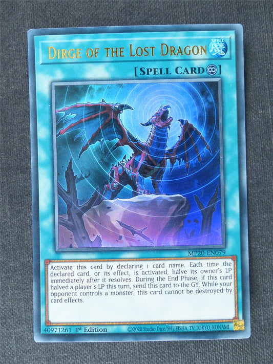 Dirge of the Lost Dragon MP20 Ultra Rare - 1st ed - Yugioh Cards #QN