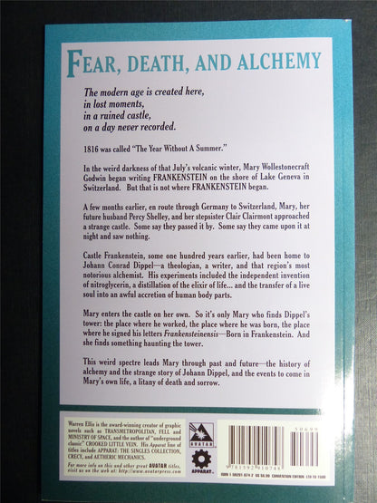 FRANKENSTEIN'S Womb by Warren Ellis - Avatar Graphic Softback #34M