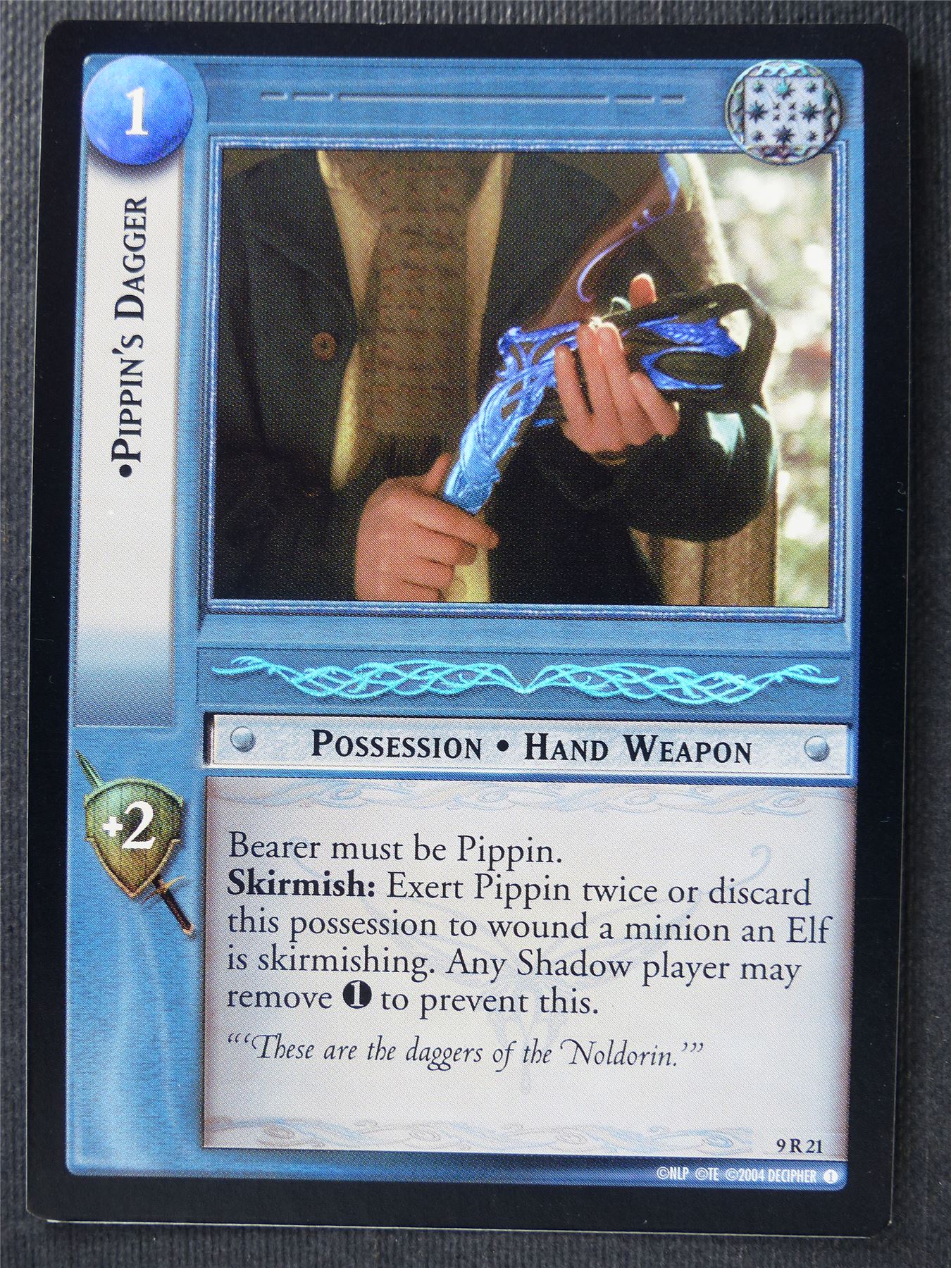 Pippin's Dagger 9 R 21 Foil - LotR Card #3E9