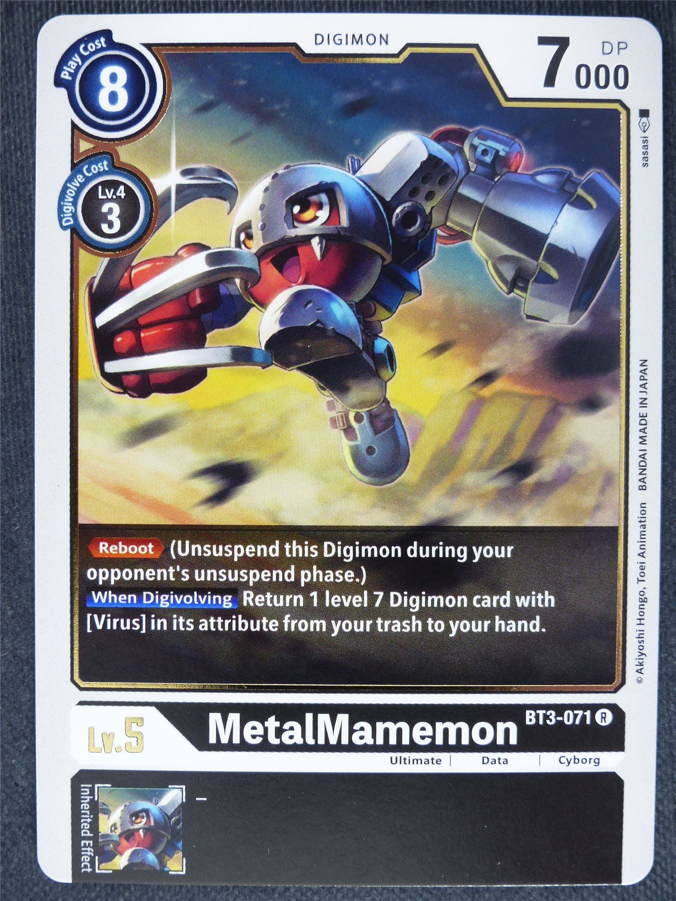 MetalMamemon BT3-071 R - Digimon Cards #OY