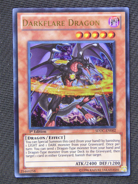 Darkflare Dragon SDDC - Ultra Rare - Yugioh Card #65X