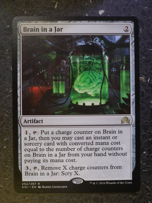 MTG Magic Cards: BRAIN IN A JAR # 6J34