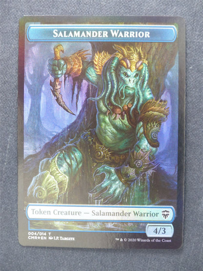 Salamander Warrior Rock - Foil Token