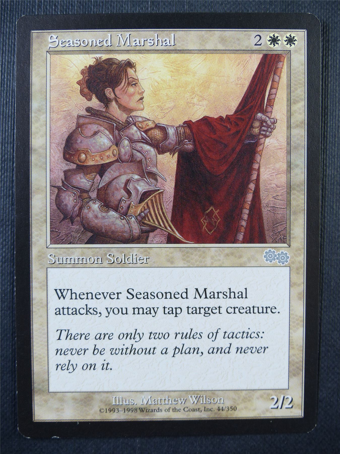 Seasoned Marshal - Urza's Saga - Mtg Card #73Z