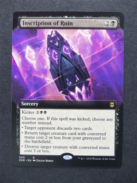 Inscription of Ruin Showcase - Mtg Magic Cards #CY