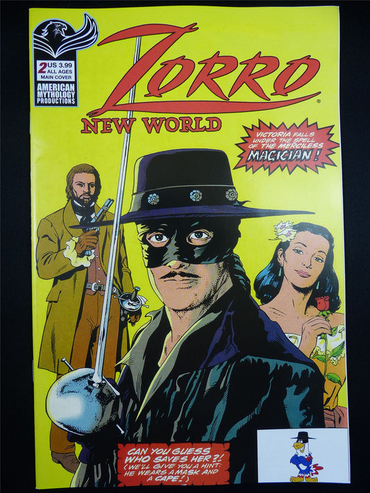 ZORRO: New World #2 - Nov 2022 Mythology Comics #BC