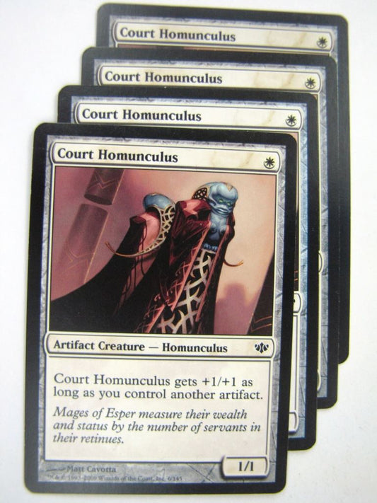 MTG Magic Played Cards: COURT HOMUNCULUS x4 # 8B3