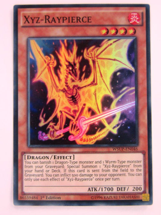 Yugioh Cards: XYZ-RAYPIERCE WSUP SUPER RARE # 2D12