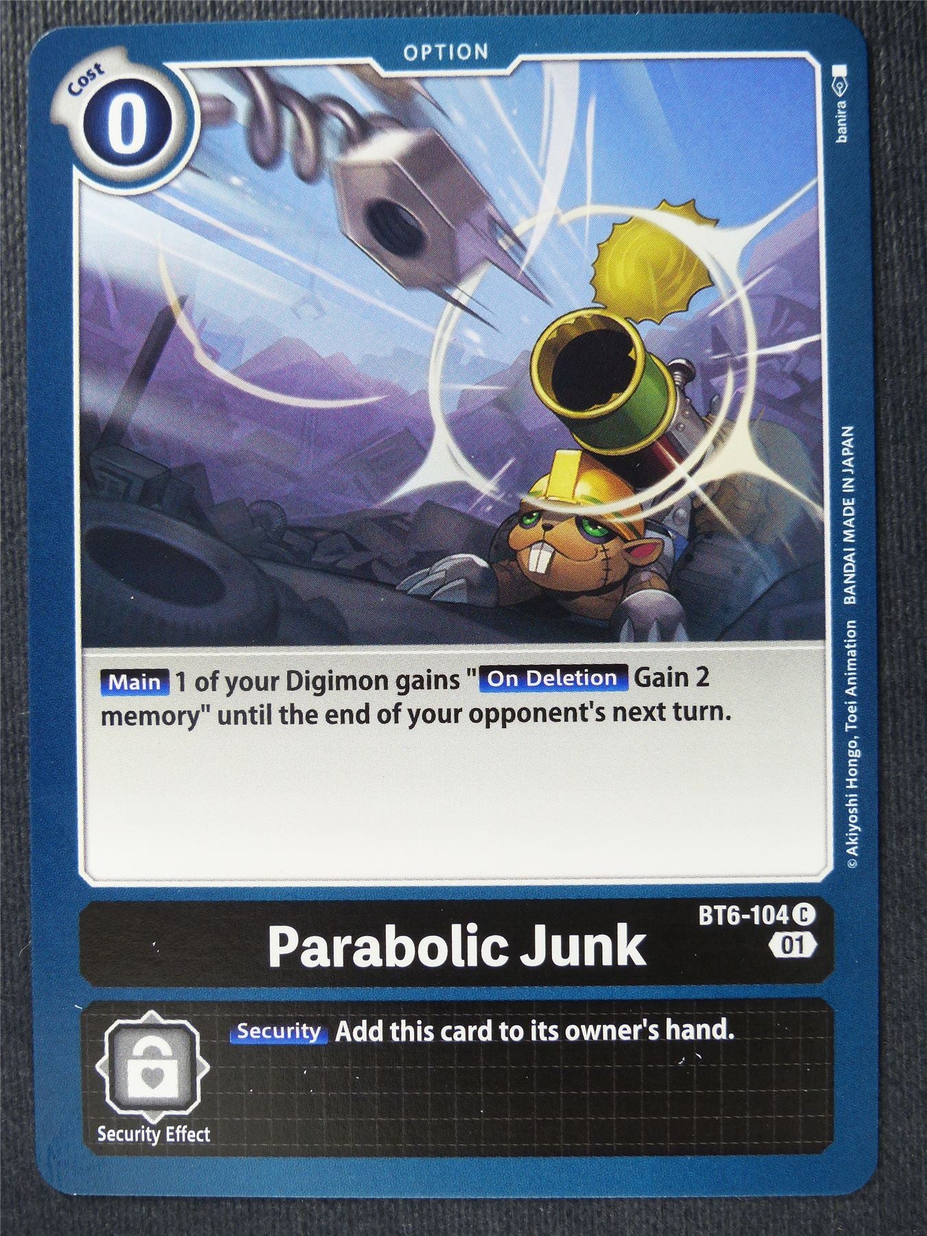 Parabolic Junk BT6-104 C - Digimon Card #4J0