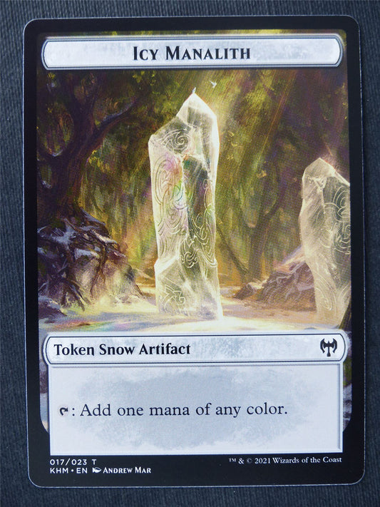 Icy Manalith Token - Mtg Magic Cards #VI