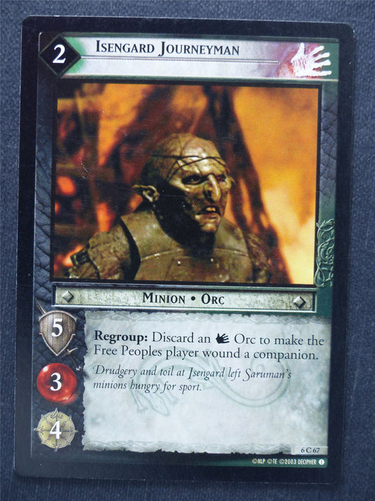 Isengard Journeyman 6 C 67 - LotR Cards #SA