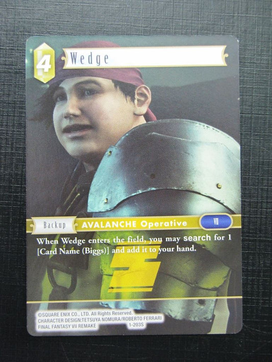 Final Fantasy Cards: WEDGE 1-203S # 23G27
