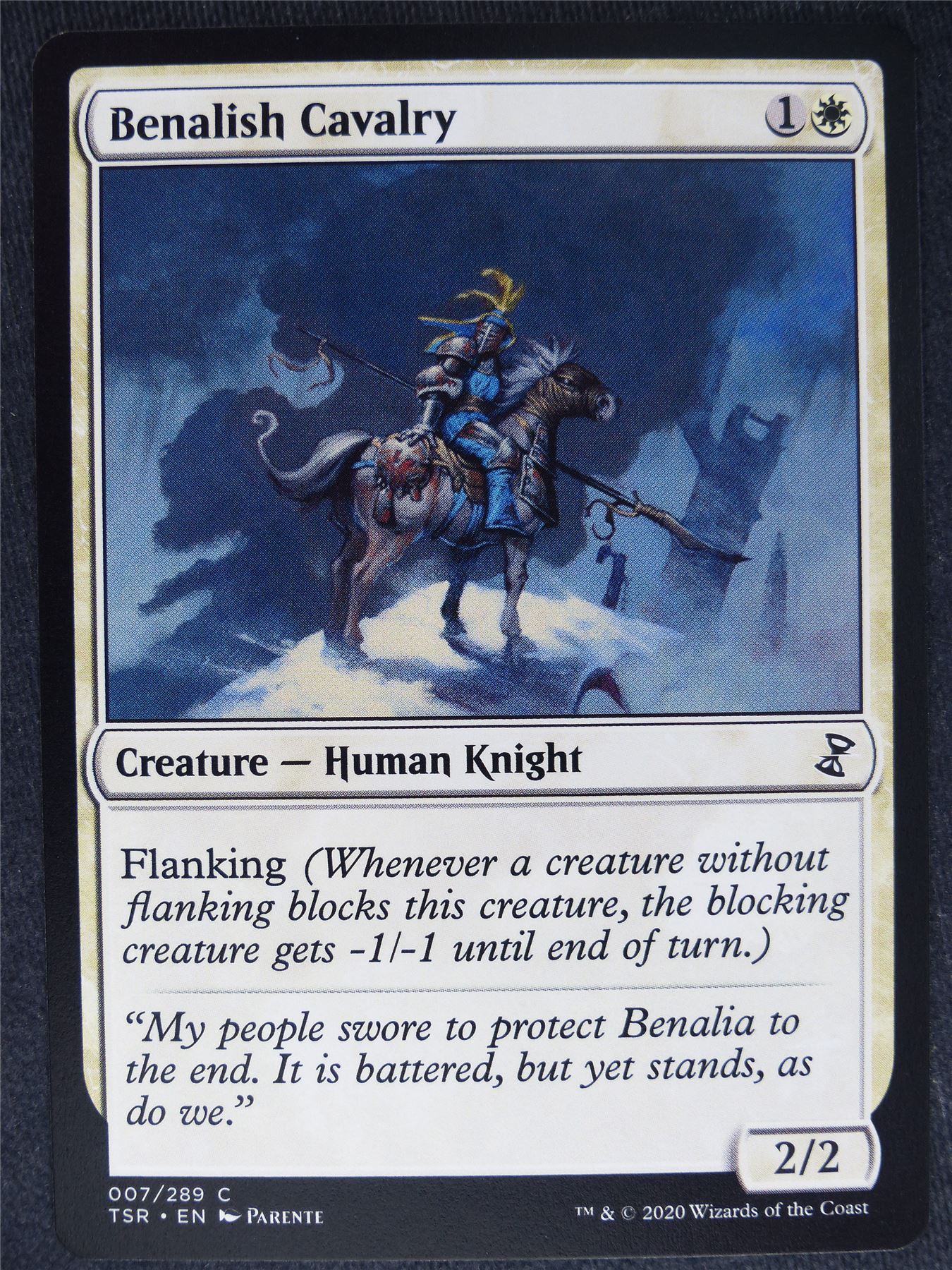 Benalish Cavalry - Remastered - Mtg Magic Cards #XP