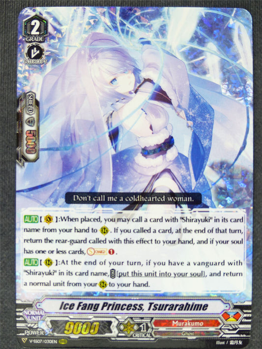 Ice Fang Princess Tsurarahime V-SS07 RRR - Vanguard Cards #HD