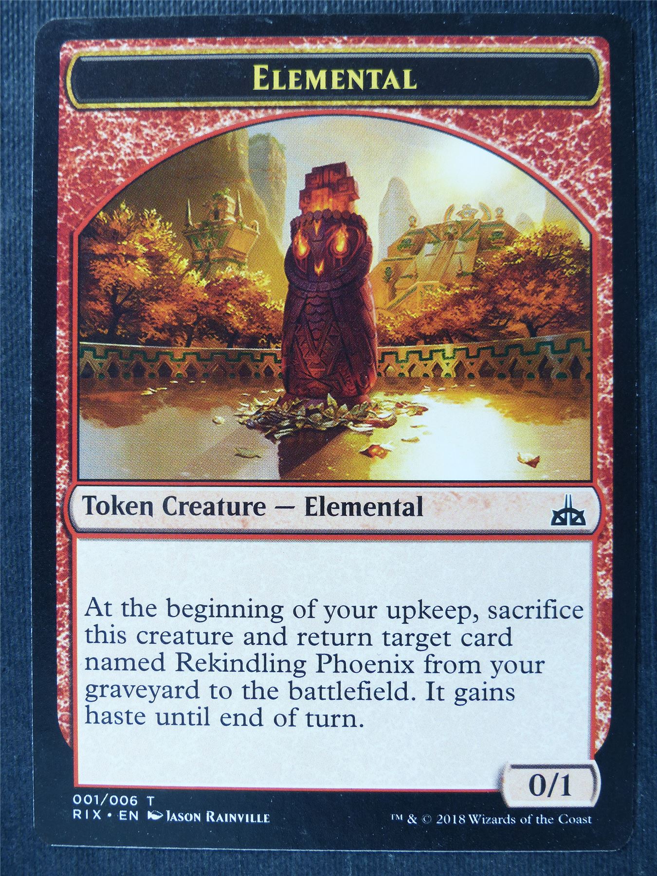 Elemental Token - Mtg Card #3Y5