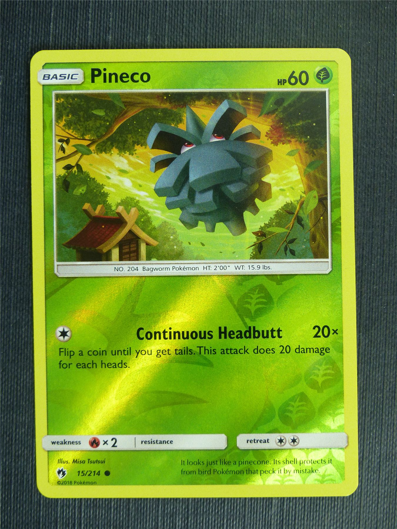 Pineco 15/214 Reverse Holo - Pokemon Cards #1UG