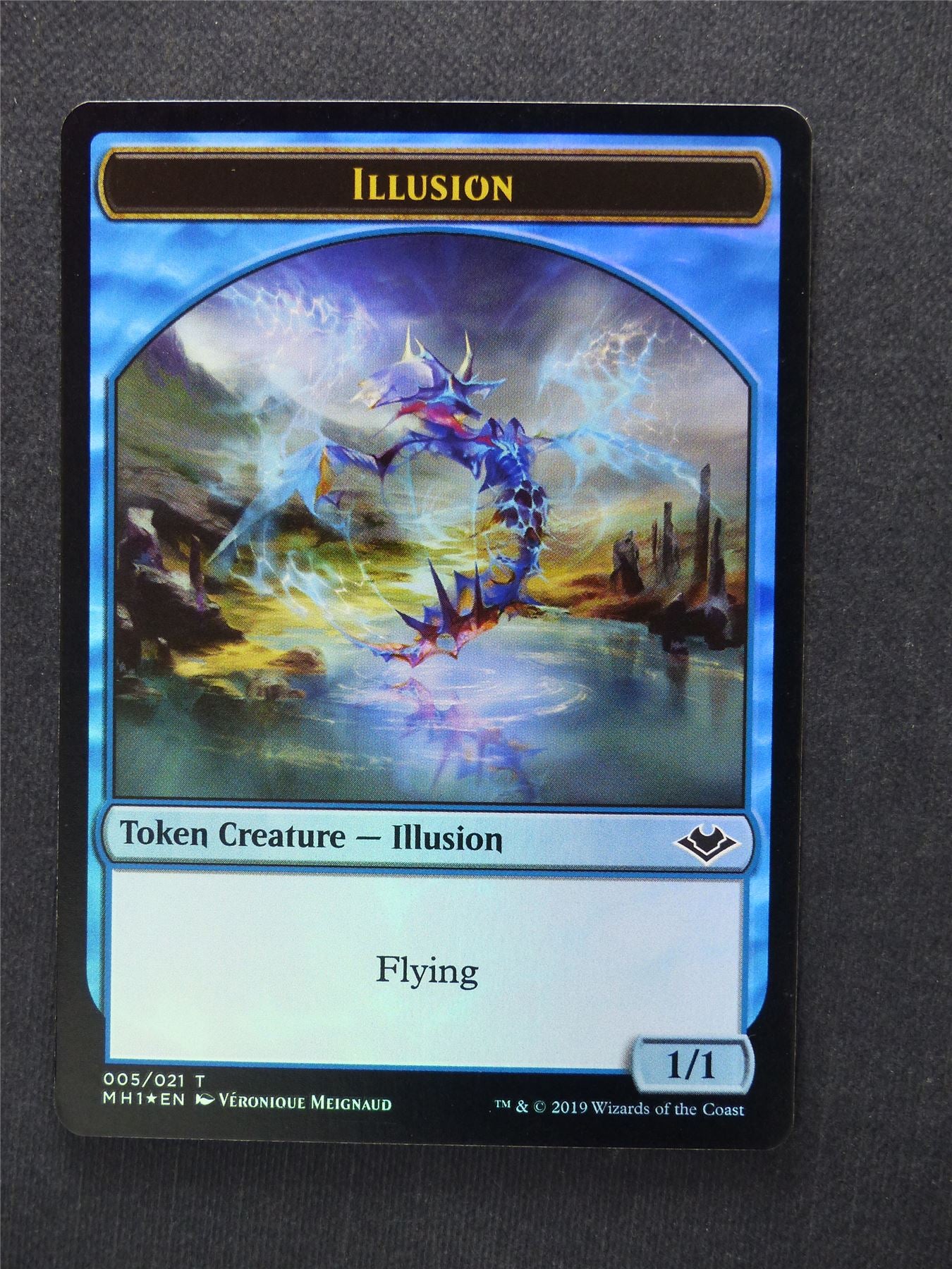 Illusion Token Foil - Mtg Magic Cards #ZN