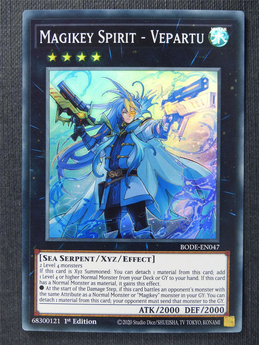 Magikey Spirit - Vepartu BODE Super Rare - 1st ed - Yugioh Cards #1II