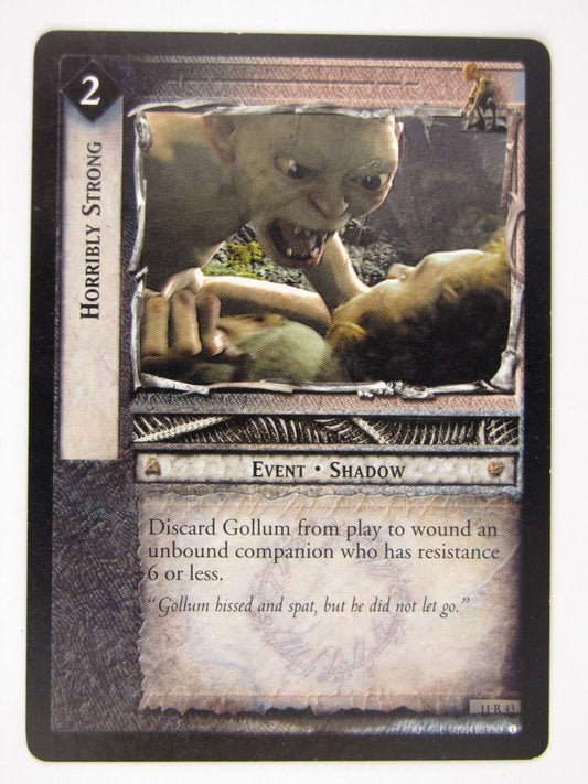 Lord Of The Rings Cards: HORRIBLY STRONG 11R43: LOTR - played