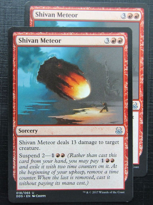 MTG Magic Cards: SHIVAN METEOR duel deck x2 # 29H67