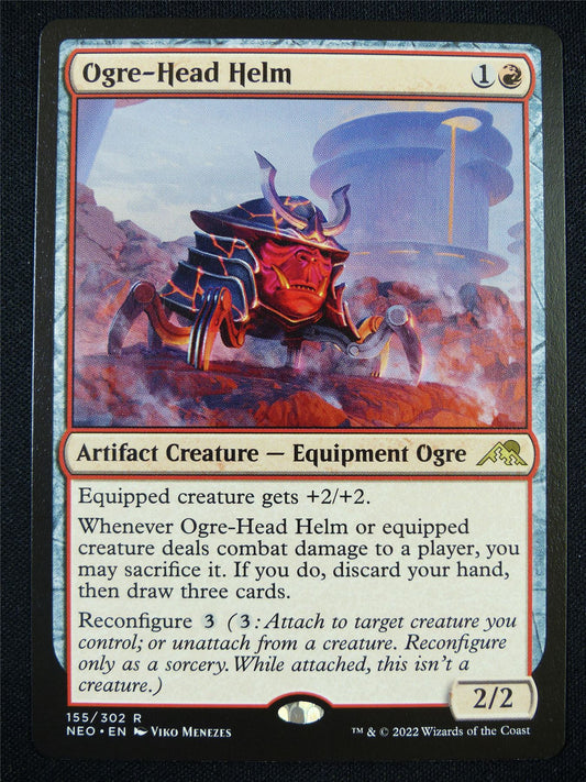Ogre-head Helm - Mtg Card #1ZO
