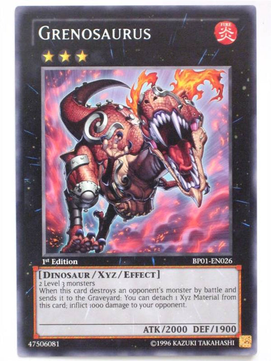 YU-GI-OH yugioh CCG - GRENOSAURUS BP01