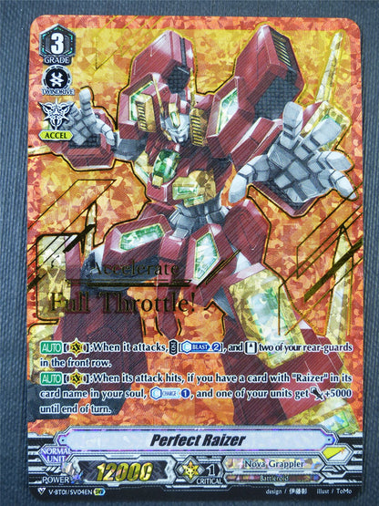 Perfect Raizer V-BT01 SVR - Vanguard Card #5TV