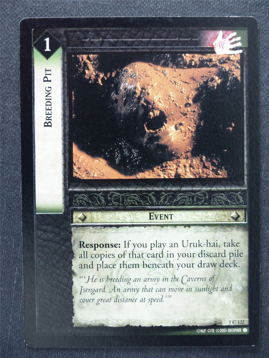 Breeding Pit 1 C 122 - LotR Cards #SG