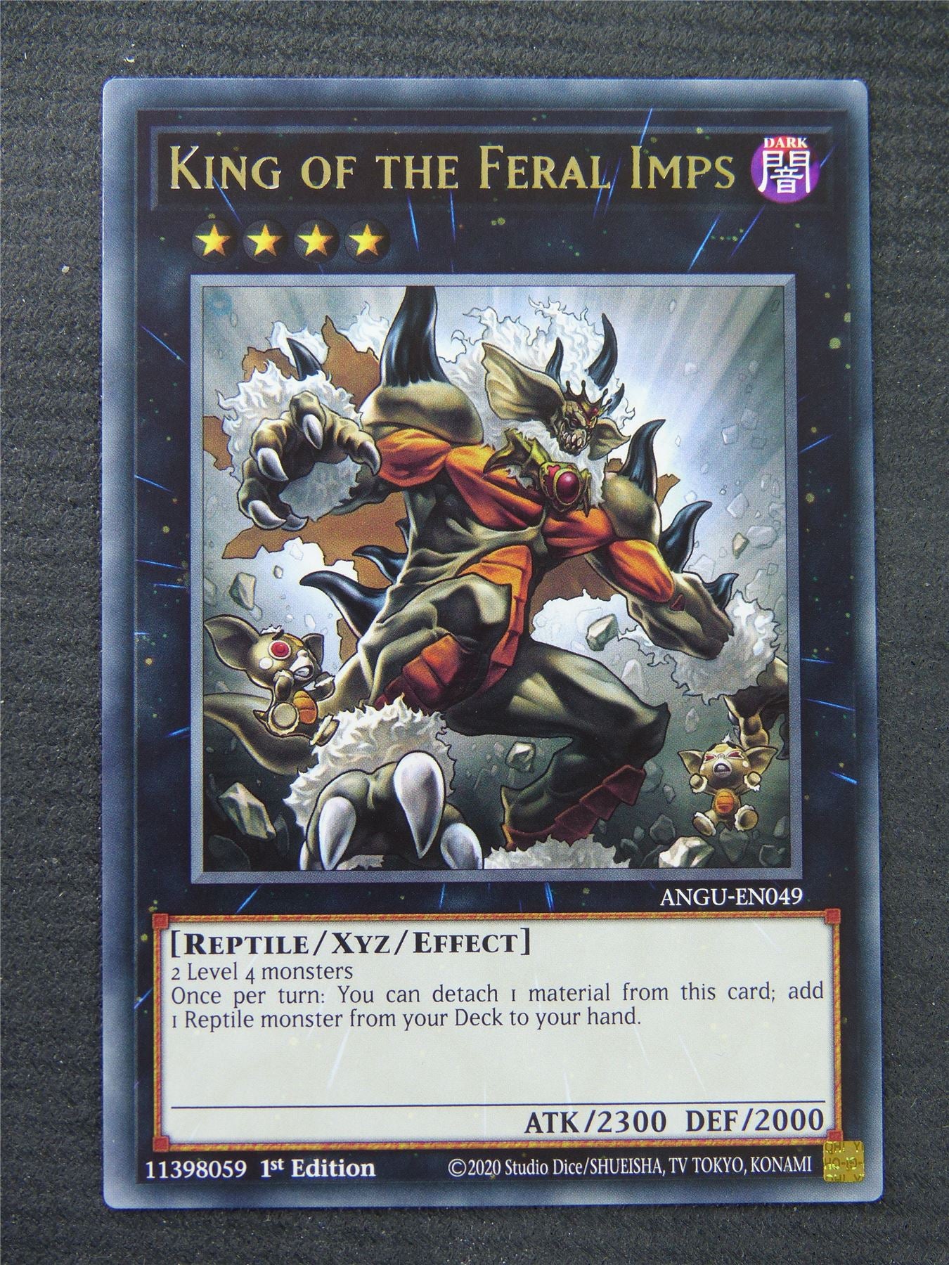 King Of The Feral Imps ANGU Rare - 1st Edition - Yugioh Card #1OT